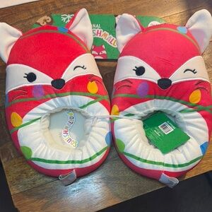 Squishmallows Red Fox Slippers